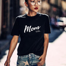 Load image into Gallery viewer, Harajuku Mom Life Shirt Mothers Day Gift Womens T Shirt Mom Life Tee Graphic Tees summer casual Female Tops drop ship