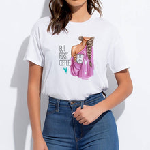 Load image into Gallery viewer, Super Mom Round Collar Tshirt Pop Harajuku Trendy Hipster Punk Kawaii T-shirt Oversize Vogue Spring Summer Hip Hop Cute T shirt