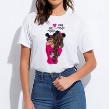 Load image into Gallery viewer, Super Mom Round Collar Tshirt Pop Harajuku Trendy Hipster Punk Kawaii T-shirt Oversize Vogue Spring Summer Hip Hop Cute T shirt