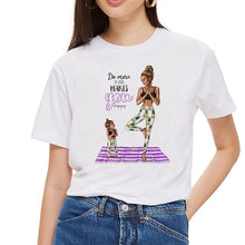 Load image into Gallery viewer, SexeMara Super Mom T shirt Women Mother's Love Print White T-shirt Harajuku Mama TShirt Vogue Tops tee shirt Femme Vogue Summer