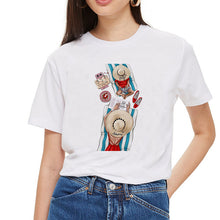 Load image into Gallery viewer, SexeMara Super Mom T shirt Women Mother's Love Print White T-shirt Harajuku Mama TShirt Vogue Tops tee shirt Femme Vogue Summer