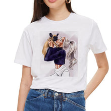 Load image into Gallery viewer, SexeMara Super Mom T shirt Women Mother's Love Print White T-shirt Harajuku Mama TShirt Vogue Tops tee shirt Femme Vogue Summer