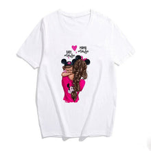Load image into Gallery viewer, 2019 Fashion S-3XL Summer Women Casual Short Sleeve Super Mama Ladies O Neck T Shirt Loose Mom and Son Baby Boys Print Tops