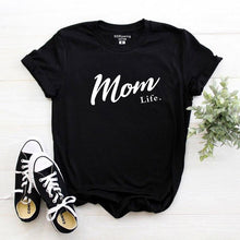 Load image into Gallery viewer, Harajuku Mom Life Shirt Mothers Day Gift Womens T Shirt Mom Life Tee Graphic Tees summer casual Female Tops drop ship
