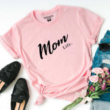 Load image into Gallery viewer, Harajuku Mom Life Shirt Mothers Day Gift Womens T Shirt Mom Life Tee Graphic Tees summer casual Female Tops drop ship
