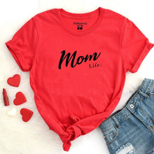 Load image into Gallery viewer, Harajuku Mom Life Shirt Mothers Day Gift Womens T Shirt Mom Life Tee Graphic Tees summer casual Female Tops drop ship
