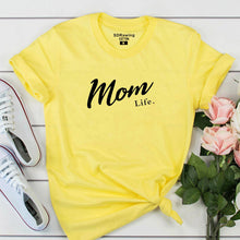 Load image into Gallery viewer, Harajuku Mom Life Shirt Mothers Day Gift Womens T Shirt Mom Life Tee Graphic Tees summer casual Female Tops drop ship
