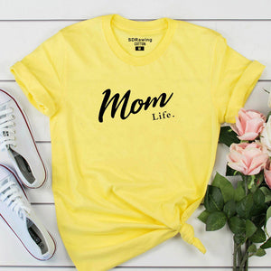 Harajuku Mom Life Shirt Mothers Day Gift Womens T Shirt Mom Life Tee Graphic Tees summer casual Female Tops drop ship