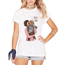 Load image into Gallery viewer, Super Mom T Shirt Women Mother Daughter Outfits T Shirt Mom Mum Vogue Boy Girls Tshirts Tops Gift for Women
