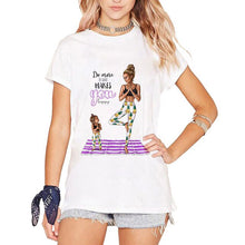 Load image into Gallery viewer, Super Mom T Shirt Women Mother Daughter Outfits T Shirt Mom Mum Vogue Boy Girls Tshirts Tops Gift for Women
