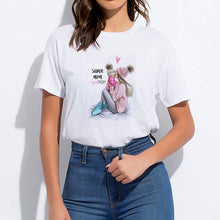 Load image into Gallery viewer, Super Mom Round Collar Tshirt Pop Harajuku Trendy Hipster Punk Kawaii  T-shirt Oversize Vogue Spring Summer Hip Hop Cute T shirt

