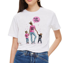 Load image into Gallery viewer, SexeMara Super Mom T shirt Women Mother&#39;s Love Print White T-shirt Harajuku Mama TShirt Vogue Tops tee shirt Femme Vogue Summer
