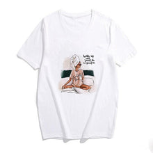 Load image into Gallery viewer, 2019 Fashion S-3XL Summer Women Casual Short Sleeve Super Mama Ladies O Neck T Shirt Loose Mom and Son Baby Boys Print Tops
