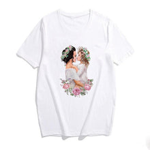 Load image into Gallery viewer, 2019 Fashion S-3XL Summer Women Casual Short Sleeve Super Mama Ladies O Neck T Shirt Loose Mom and Son Baby Boys Print Tops
