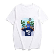 Load image into Gallery viewer, 2019 Fashion S-3XL Summer Women Casual Short Sleeve Super Mama Ladies O Neck T Shirt Loose Mom and Son Baby Boys Print Tops
